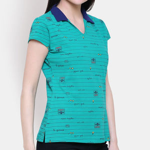 Nueva Llegada: Camiseta de Mujer Transpirable, 100% Algodón Ecológico, Diseño Sólido, Ropa Casual, Hecha en Pakistán, Cómoda - Product Image 3