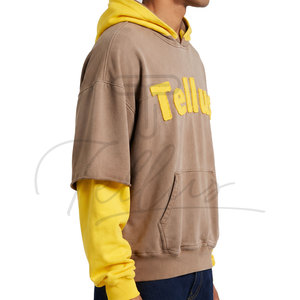 สินค้ามาใหม่ เสื้อฮู้ดดี้ผู้ชายคุณภาพพรีเมียม ผ้าฝ้าย 100% ระบายอากาศได้ดี ทรงโอเวอร์ไซส์ พร้อมกระเป๋าเสื้อ สำหรับผู้ใหญ่ - Product Image 2