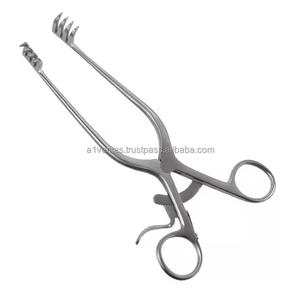 Rétracteurs Adson A-1 VERITAS de haute qualité, 4x4 dents, en acier inoxydable, ensemble d'instruments à pointe émoussée/aiguisée |   Instruments certifiés CE - Product Image 1