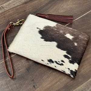 กระเป๋าสตางค์หนังแท้สำหรับใส่บัตรเครดิต,กระเป๋าคลัทช์หนังกระเป๋าถือหนังขนเฟอร์มีสไตล์ - Product Image 4