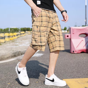 Pantalones Cortos Casuales de Algodón para Hombre, Moda 2022, Venta al Por Mayor - Product Image 6