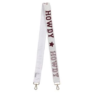 Howdy Nylon <b>Lanyard</b> With Metal Hook Fashionable Adjustable White <b>Strap</b> For ID Cards Key Holders <b>Phone</b> <b>Straps</b> - Product Image 1