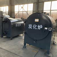 Four de carbonisation automatique pour la production de biochar à partir de déchets biomasse