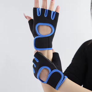 Guantes de Gimnasio de Neopreno de Media Mano con Logotipo Personalizado de la Mejor Calidad, al por Mayor, el Mejor Estilo para Deportes al Aire Libre - Product Image 4