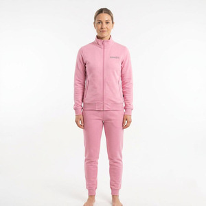 Survêtements d'hiver élégants pour femmes à capuche, ensemble complet polyvalent à manches courtes et 100 % coton pour un entraînement confortable - Product Image 4