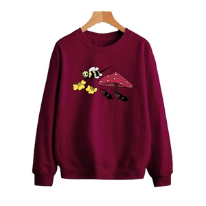 Prix d'usine Sweatshirts brodés pour femmes Logo personnalisé Prêt à l'exportation Tissu en coton éponge Vêtements décontractés de luxe - Product Image 2