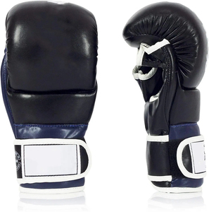 Gants de combat MMA professionnels en cuir véritable, gants de frappe pour sac de frappe lourd, gants de sparring MMA, équipement de boxe, gants d'entraînement personnalisés - Product Image 1