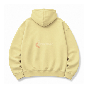 Custom Logo Thick Heavyweight 100% Cotton Fleece Streetwear Heavy Pullover Oversized <b>Hoodie</b> Mens OEM Wholesale Bulk - Product Image 2
