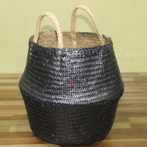Contenedores de Almacenamiento de Hoja de Palma Hechos a Mano con Asas, Diseño Redondo Ecológico para Cocina y Sala de Estar - Product Image 6