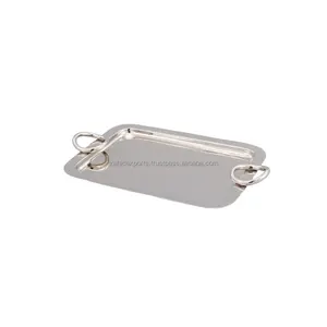 Luxury Home <b>Decor</b> Display Tray Elegant Metal Tray for <b>Decorative</b> Use for Bridal <b>Engagement</b> Gifts Made India Zahid Exports - Product Image 3