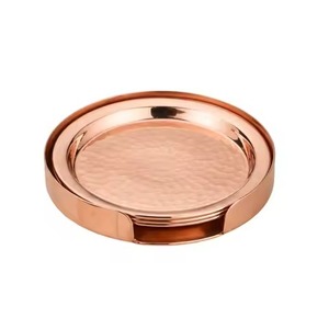 Juego de Posavasos de Cobre Premium, Posavasos Decorativos para Mesa de Café, Comedor, Restaurante, Bar, Hotel, Vajilla para el Hogar - Product Image 4