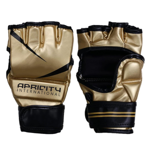Guantes de Boxeo MMA de Cuero con Diseño Personalizado, Medios Dedos, Palma Abierta, para UFC, Artes Marciales, Muay Thai, Kickboxing, Protección UV - Product Image 1