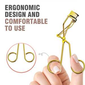 SHEARS BEAUTY Recourbe-cils en acier inoxydable de qualité professionnelle, à action fluide, pour des boucles instantanées, jetable/résistant, Grade A+ - Product Image 4