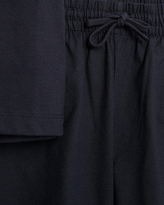 Ensemble de survêtements décontractés personnalisés pour l'automne, ensemble court 2 pièces, t-shirt à manches courtes pour femme, ensemble de shorts pour homme, unisexe, en fibre de bambou, polaire, séchage rapide - Product Image 6