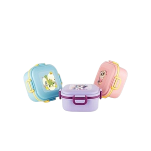 Boîte à lunch bento double compartiment pour enfants, sans BPA, conteneur alimentaire scolaire à double couche pour étudiants, sandwichs, sushis, fruits, boîte repas garderie - Product Image 1