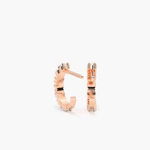 Pendientes de Aro con Diamantes Cultivados en Laboratorio, Corte Brillante, Chapados en Rodio y Oro de 14K, Certificados por IGI, Regalo de Lujo para Mujer, Aniversario o Compromiso - Product Image 5