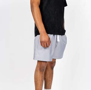 Pantalones Cortos Deportivos de Secado Rápido para Hombre, Estilo Casual, Pantalones Cortos de Nailon con Estampado Sólido para Fisicoculturismo y Running - Product Image 4