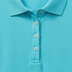 <b>Women</b> <b>for</b> Shirt Custom Short Sleeve <b>Turquoise</b> Knitted Eco-Friendly Breathable Golf <b>Top</b> Summer Casual Slim Fit Workwear - Product Image 6