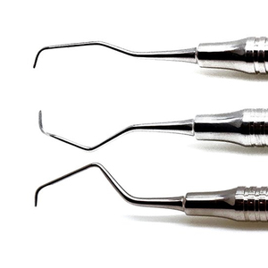 Détartreur dentaire Mini-4 approuvé CE et ISO avec revêtement noir en titane, manche creux en acier inoxydable extra-flexible - Product Image 2