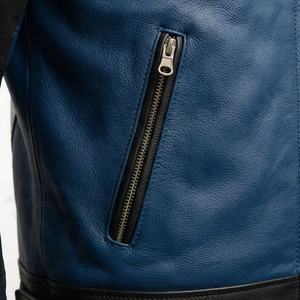 เสื้อแจ็คเก็ตหนังสำหรับขี่มอเตอร์ไซค์บุรุษ ป้องกันภัย ทนทาน คุณภาพพรีเมียม สำหรับการเดินทาง  รับสั่งทำสีตามต้องการ - Product Image 5