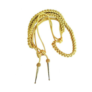 Aiguillette tressée pour épaule, accessoires de cérémonie, couleurs personnalisées, OEM ODM, vente en gros, commande en gros, fabricant - Product Image 5