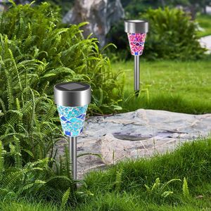 Set di 6 Luci Solari da Giardino IP44 Resistenti all'Acqua per Illuminazione di Sentieri e Paesaggi - Product Image 6