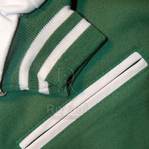 แจ็คเก็ตเลเธอร์เลตเตอร์แมนแขนหนังขายดี แฟชั่นใหม่ กันลม ราคาส่ง แจ็คเก็ตเลเธอร์เลตเตอร์แมนแขนหนังสำหรับฤดูหนาว - Product Image 5