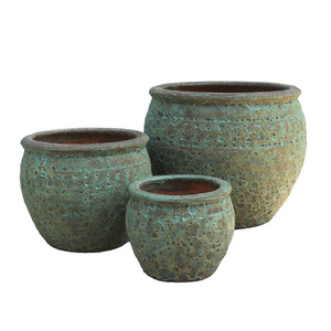 Pot de fleurs et jardinières en céramique écologiques de différentes tailles, personnalisables en usine, décorations de jardin, emballage sur mesure - Product Image 1