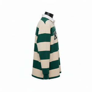 เสื้อรักบี้ผ้าฝ้ายฟลีซเนื้อหนา 330GSM แขนยาว ระบายอากาศได้ดี ปักโลโก้ตามสั่ง ยูนิเซ็กซ์ ขายส่ง - Product Image 6