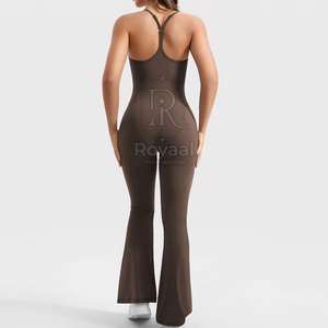 Jumpsuits para Mujer Hechos en Fábrica, Precio Razonable, Diseña el Tuyo Propio, Color Sólido, Transpirables - Product Image 3
