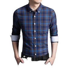 เสื้อเชิ๊ตของผู้ชายผ้าคอตตอนแขนยาวแห้งเร็วระบายอากาศได้ดีดีไซน์100% ใหม่ล่าสุดแฟชั่น - Product Image 6