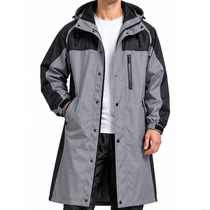 Imperméable Léger en Gros pour Adultes avec Capuche Ajustable – Vêtement de Travail Extérieur, Protection Contre la Pluie, Vêtement d'Extérieur Imperméable, Uniformes d'Extérieur - Product Image 1
