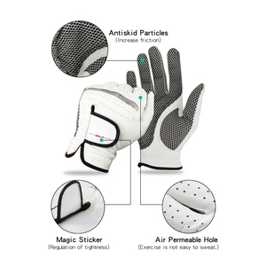 Gants de golf en cuir Cabretta doux et durables de qualité supérieure pour hommes et femmes, confortables, respirants, à haute adhérence, pour le sport - Product Image 5