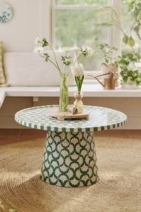 Green Bone Inlay Living Room Coffee Table - Product Image 6