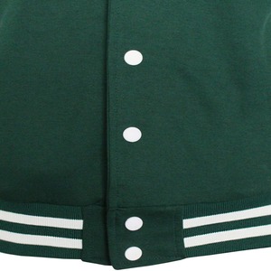 Custom Hooded Varsity <b>Jacket</b> Snap Button <b>Baseball</b> Letterman <b>Jacket</b> OEM Private Label Streetwear College Outerwear - Product Image 6