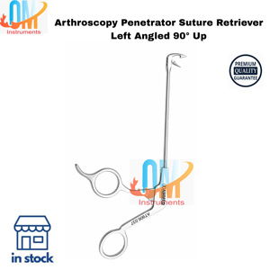 Angulado a la Izquierda 90° °   Pinza de recuperación de suturas para artroscopia UP Penetrator |   Instrumentos Quirúrgicos para Cirugía Artroscópica de Hombro |   OLDMED - Product Image 3