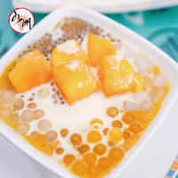 Perles Éclatantes en Gros 3,4 kg Bouteille Taïwan Certifié HALAL/HACCP Billes de Tapioca Mangue Popping Boba pour Bubble Tea