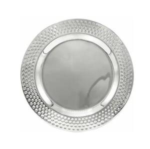 Round Metal Charger <b>Plate</b> Solid Minimalist Design Handmade Polished Finish Dishes & <b>Plates</b> - Product Image 2