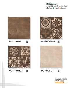 400x400mm Modern Style Grey Premium Ceramic Floor Tiles Decorative <b>Geometric</b> Pattern Anti Slip Rustic Matt Finish Home - Product Image 2