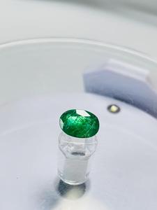 Émeraude naturelle zambienne ovale 1,64 ct, couleur verte premium, lustre excellent, qualité supérieure, pierre précieuse naturelle pour collectionneur - Product Image 5