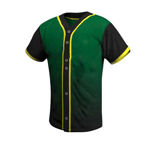 Premium Quality Customized Breathable Casual Fashion Plus Size <b>Baseball</b> Uniform for Men with Custom Printing - Product Image 2