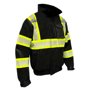 Chaqueta de Seguridad de Alta Visibilidad, Personalizada, Transpirable, de Algodón, con Certificación CE, Reflectante, para Trabajo de Construcción, con Impresión de Logotipo - Product Image 5