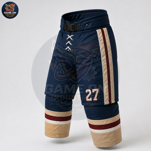 Team Sportswear Breathable Sublimation Performance Wear Personalized Number Design Vintage Style Custom Ice Hockey Uniform Set - Product Image 6