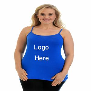 Camiseta sin mangas de encaje con cuello en V de algodón 100% para mujer, diseño personalizado, color sólido, gimnasio, Fitness, tejido Formal, secado rápido, respetuoso con el medio ambiente - Product Image 4