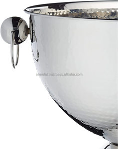 Ice Cube Tray Champagne <b>Cooler</b> Punch Bowl Metal Stylish <b>Drinks</b> <b>Cooler</b> for Cocktails Wine Beer Customizable - Product Image 5