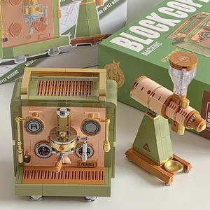 Máquina de Café Clásica Retro, Bloques de Construcción, Ladrillos DIY, Modelo de Decoración, Juguetes para Niños, Regalo de Navidad - Product Image 1