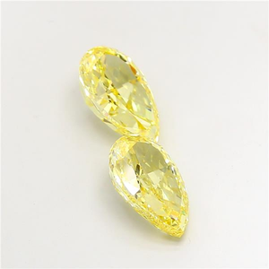 Magnífico Diamante Amarillo Intenso Cultivado en Laboratorio, Brillante, Tipo 2A, Certificado, Gema Exquisita para Joyería, Piedra Suelta - Product Image 4