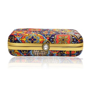 Sac à main tendance pour femme, imprimé fleurs, pochette de soirée, sac à main de luxe avec chaîne détachable pour femme - Product Image 4