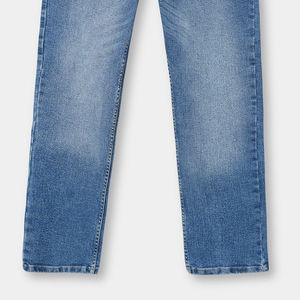 Jean droit extensible confortable pour homme en denim, séchage rapide, respirant, style urbain, léger, prix compétitif, idéal pour les fêtes et les activités de plein air - Product Image 3