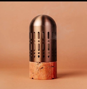 Metal <b>Incense</b> Burner with Marble Base <b>Aromatherapy</b> <b>Diffuser</b> Decorative Home Fragrance <b>Holder</b> All-Season Use - Product Image 3
